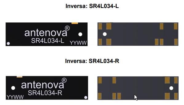 Antenova SR4L034 Inversa LTE Antennas Antenova SR4L034 Inversa LTE Antennas